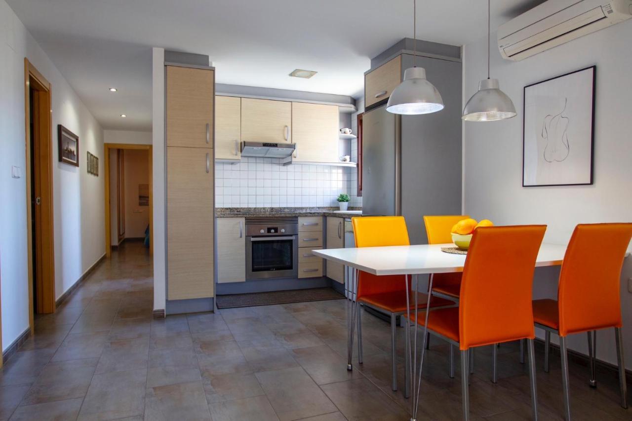 Apartamento A 50 Metros De La Playa, Luminoso Y Acogedor Oliva Exteriör bild