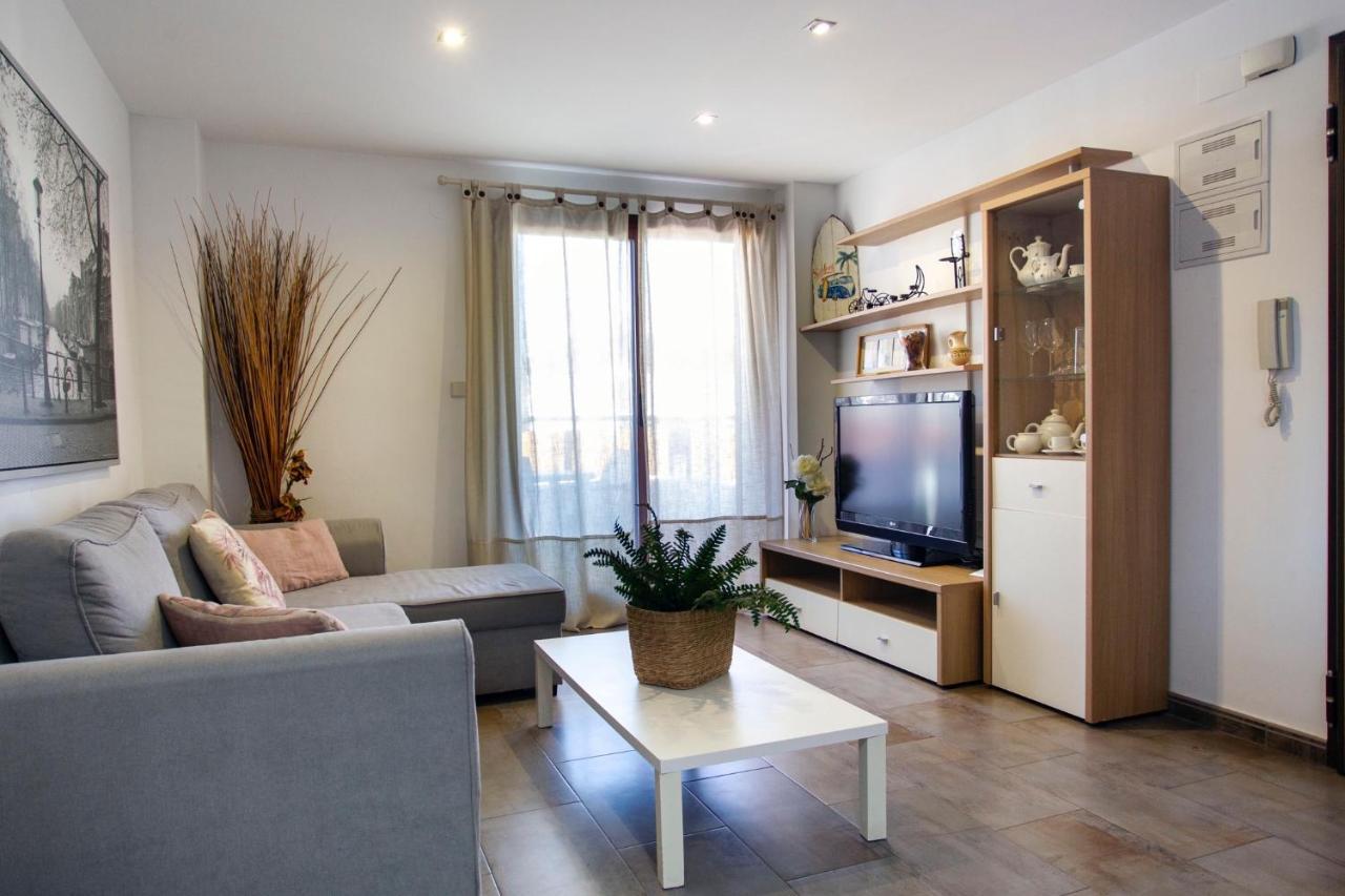 Apartamento A 50 Metros De La Playa, Luminoso Y Acogedor Oliva Exteriör bild