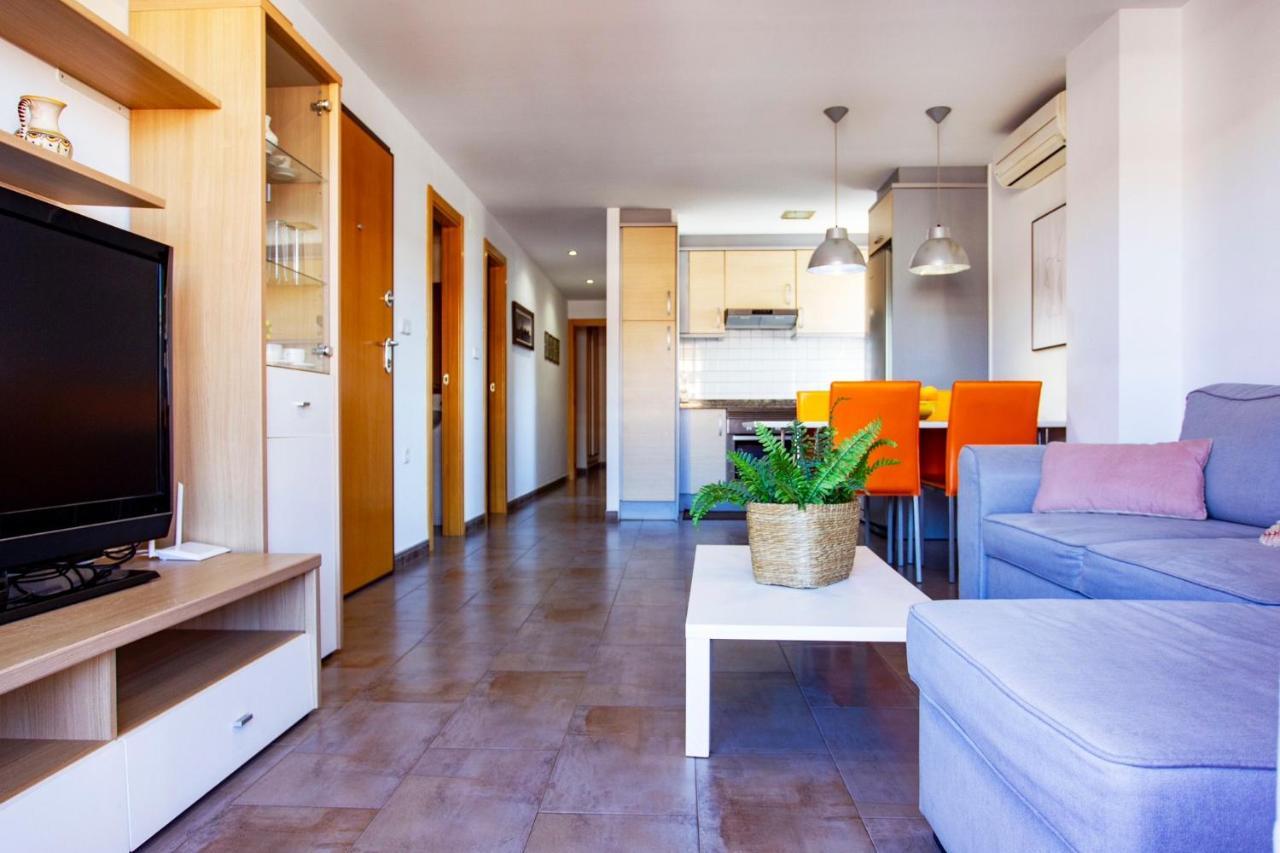 Apartamento A 50 Metros De La Playa, Luminoso Y Acogedor Oliva Exteriör bild